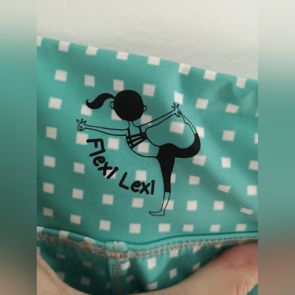 Flexi Lexi Dancer Legging - green and blue retired print - Picture 4 of 5